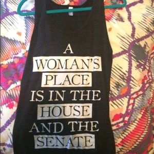Feminist Graphic Racerback Tank